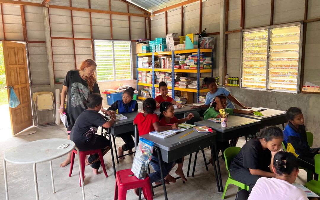 Community Hall Built for Pos Woh Villagers