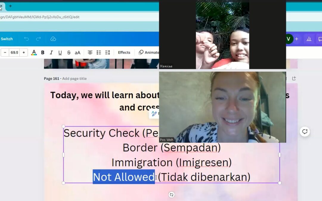 Intensive Tutoring for Orang Asli Girls Vanisa and Jony