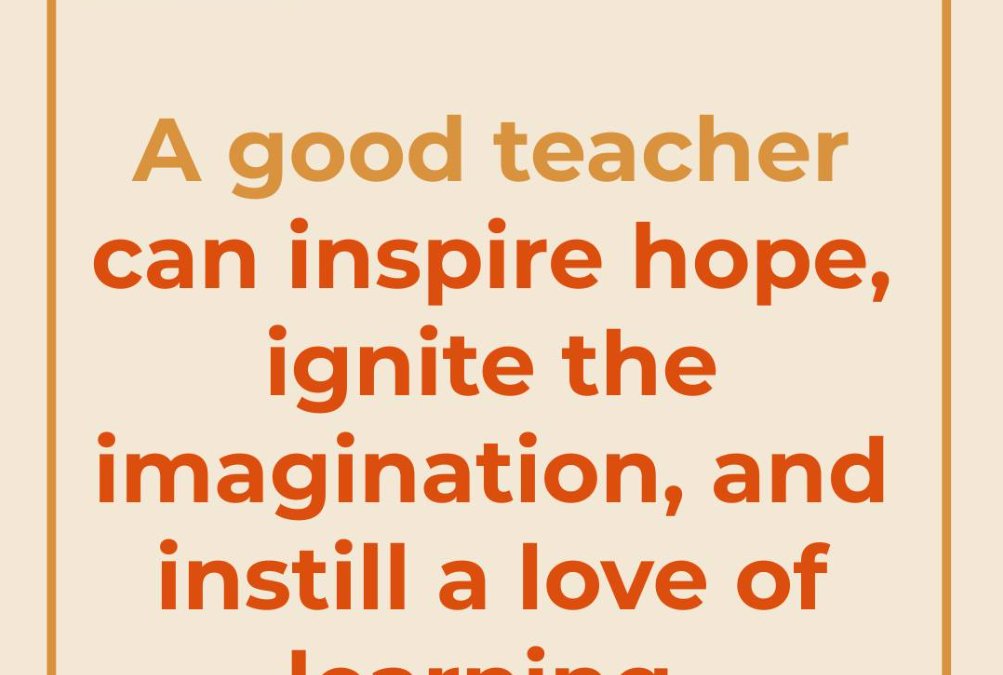 What a Good Teacher Really Does — and Why It Matters | Horizon Asia